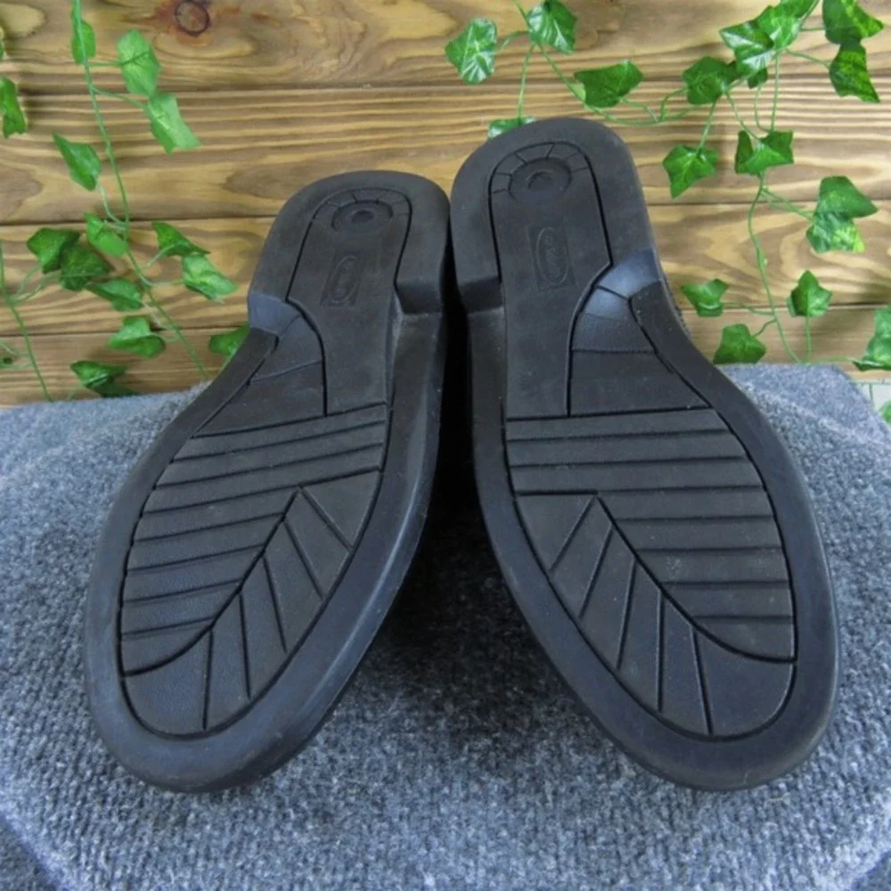 Dr. Scholl's Men's‎  Loafer Black Leather Size 10.5 Medium Gently Used 2025